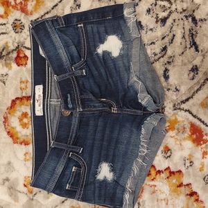 Hollister Distressed Jean Shorts